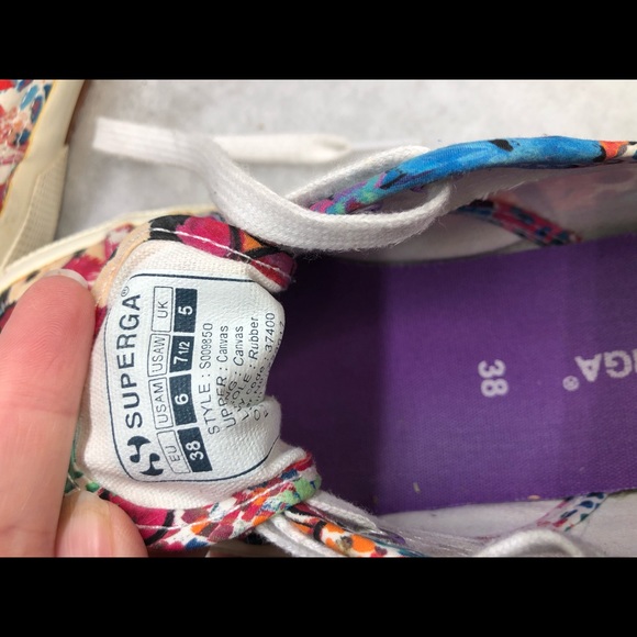 Supergra Flower Canvas Shoes - Picture 14 of 14